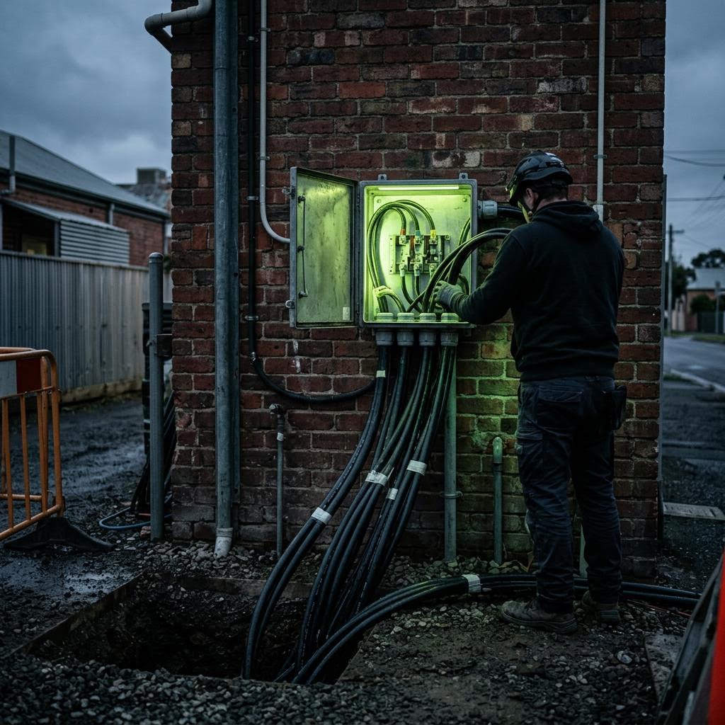 Consumer mains upgrade by Sydney Level 2 ASP electricians