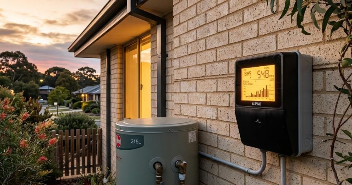 Controlled load metering for electric hot water in Sydney